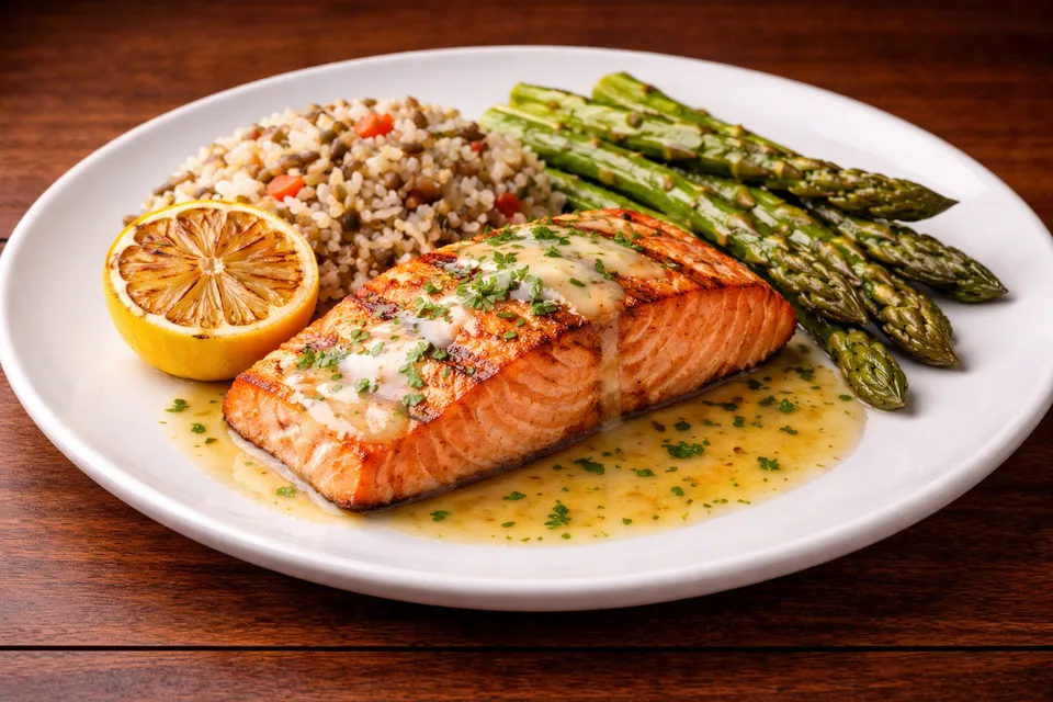 Grilled Atlantic Salmon